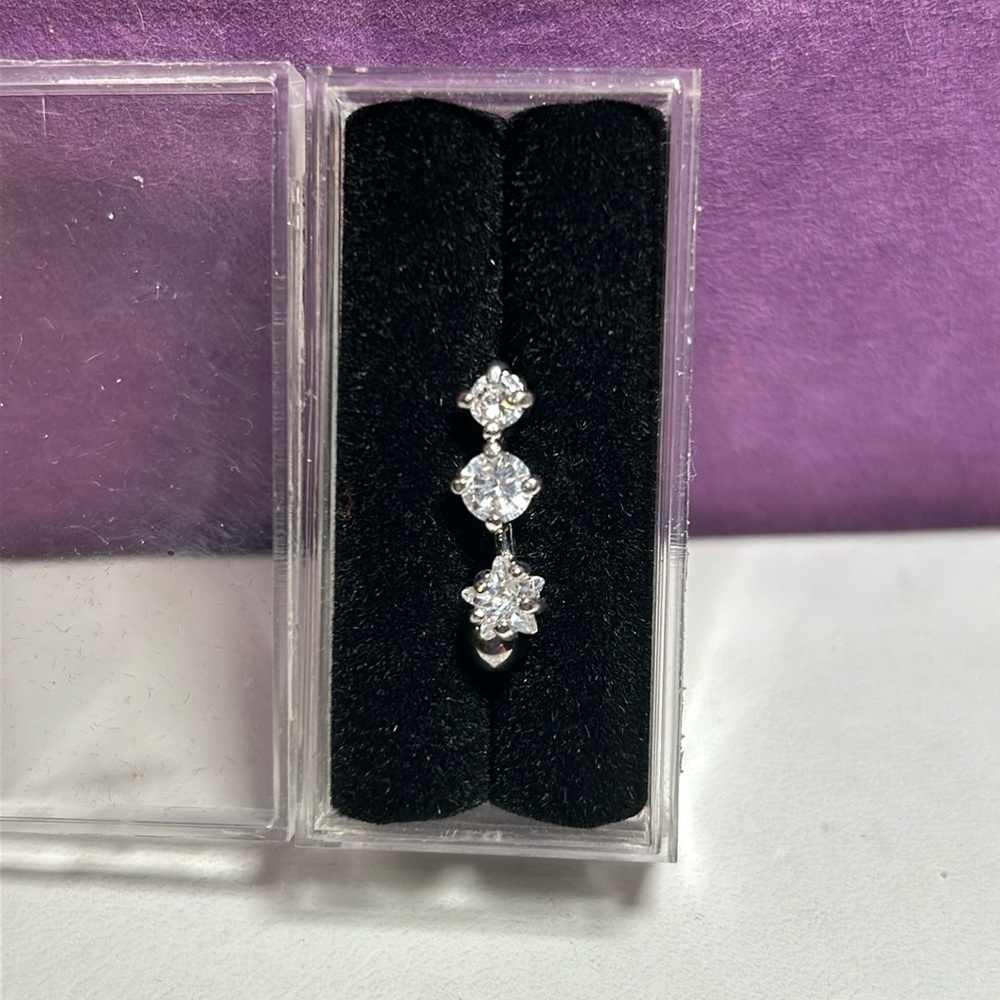 NWT Swarovski Navel Ring